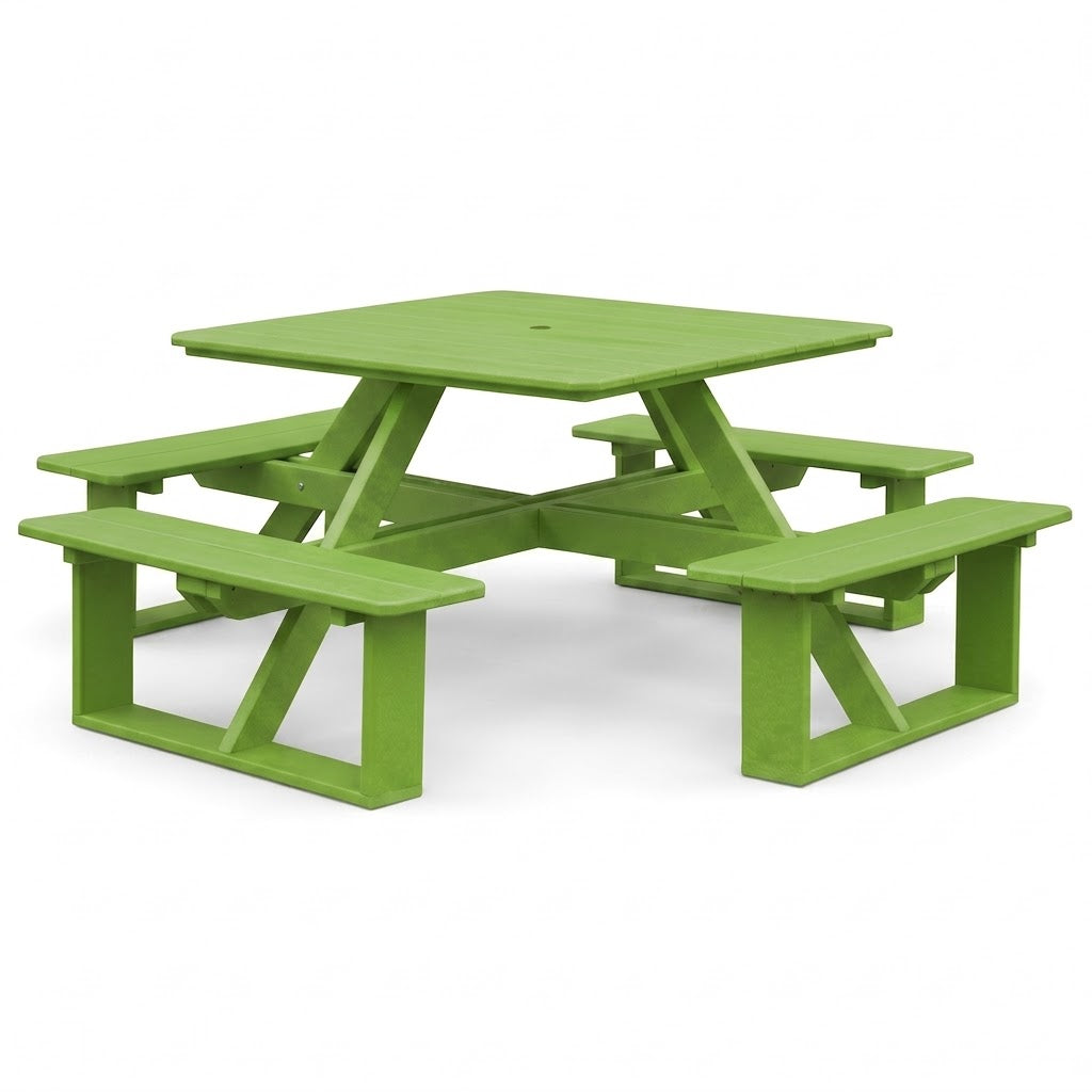 Keystone Amish Co. Square Walk-In Poly Picnic Table