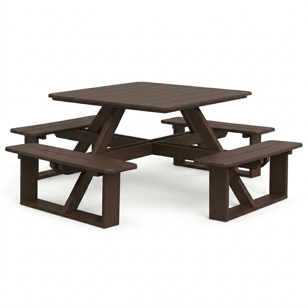 Keystone Amish Co. Square Walk-In Poly Picnic Table