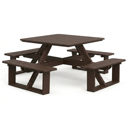 Keystone Amish Co. Square Walk-In Poly Picnic Table