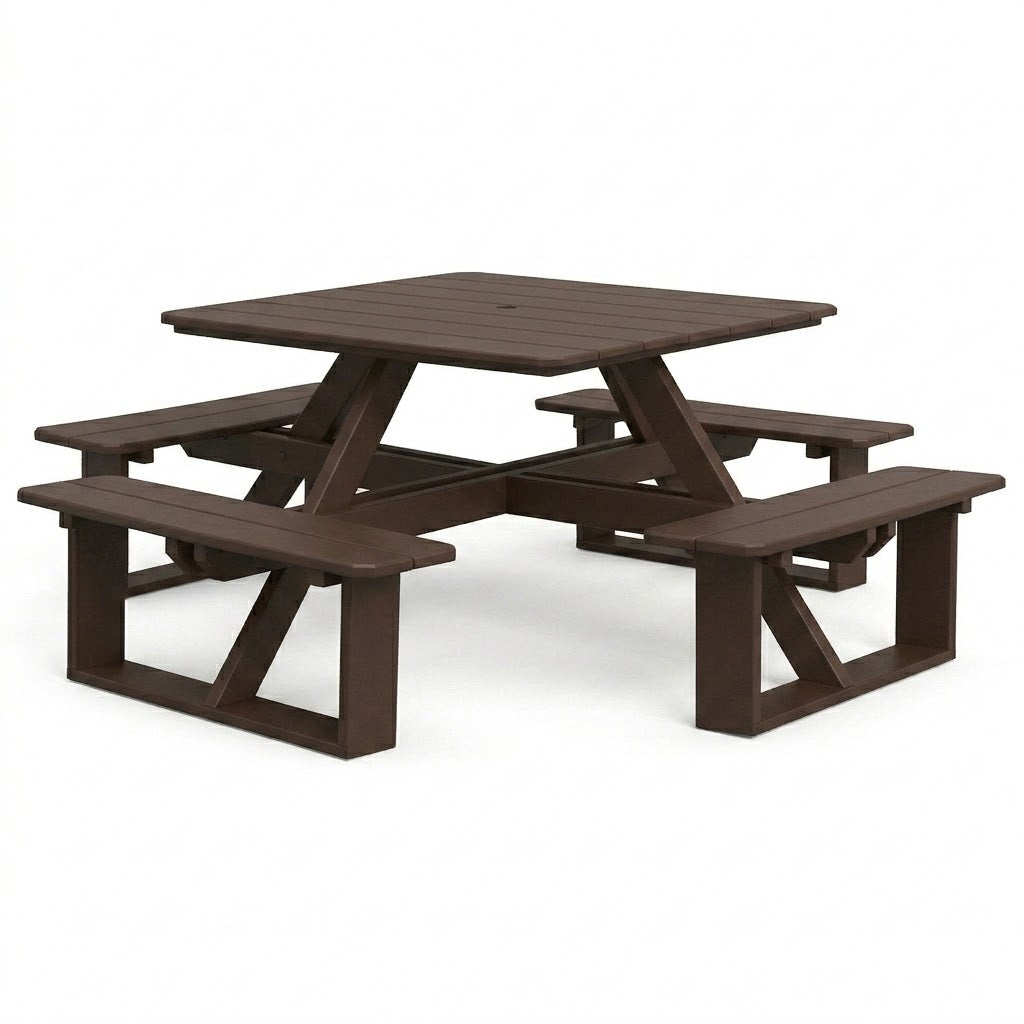 Keystone Amish Co. Square Walk-In Poly Picnic Table