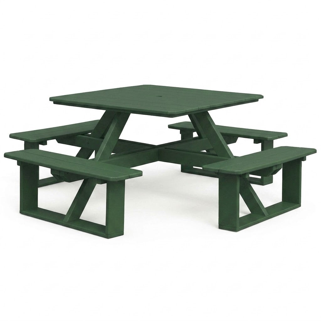 Keystone Amish Co. Square Walk-In Poly Picnic Table