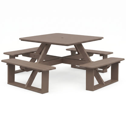 Keystone Amish Co. Square Walk-In Poly Picnic Table