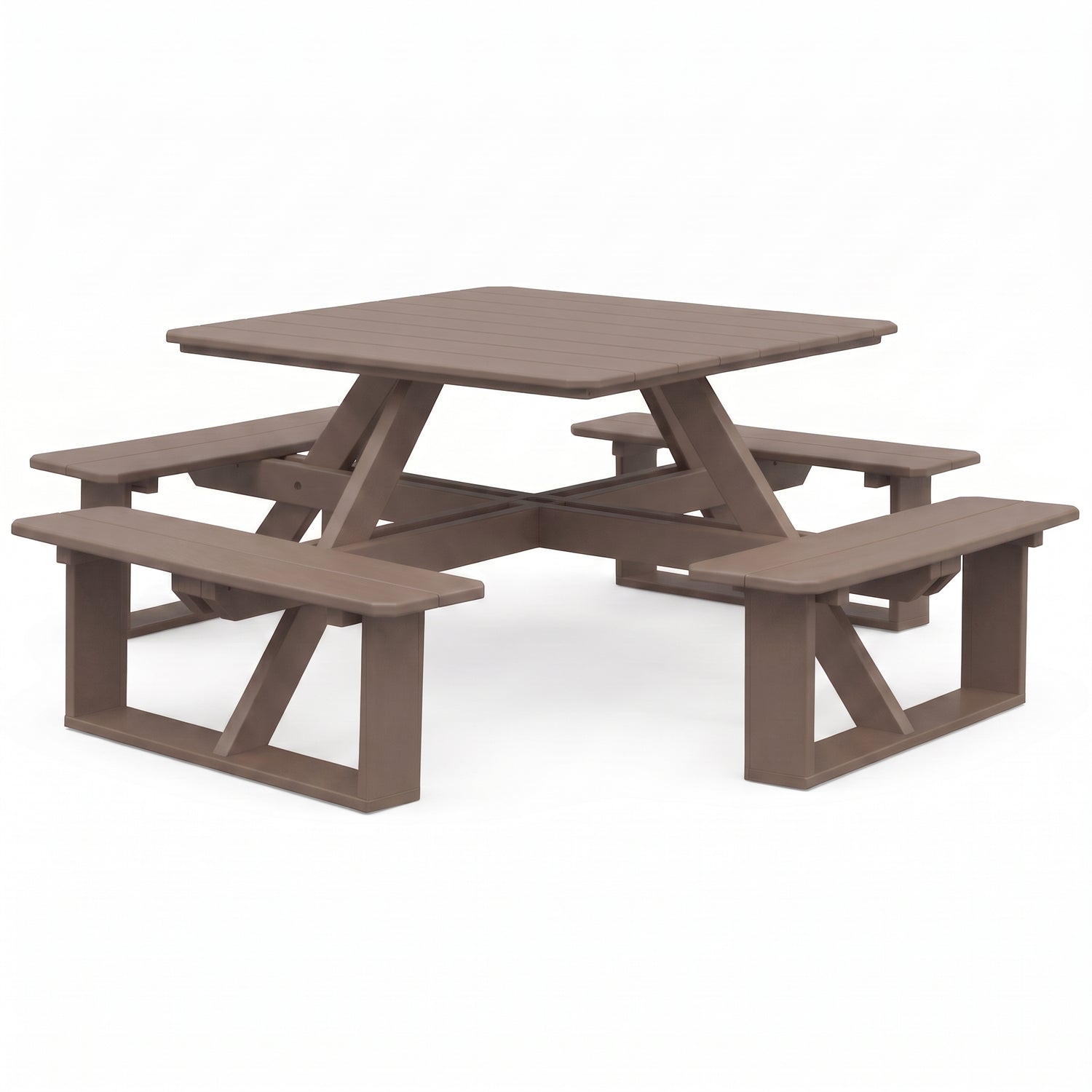 Keystone Amish Co. Square Walk-In Poly Picnic Table