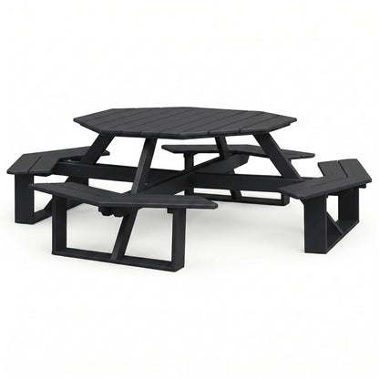 Keystone Amish Co. Octagon Walk-In Poly Picnic Table