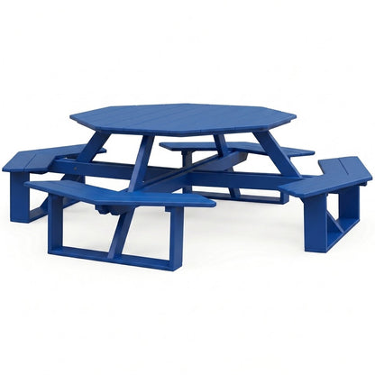 Keystone Amish Co. Octagon Walk-In Poly Picnic Table