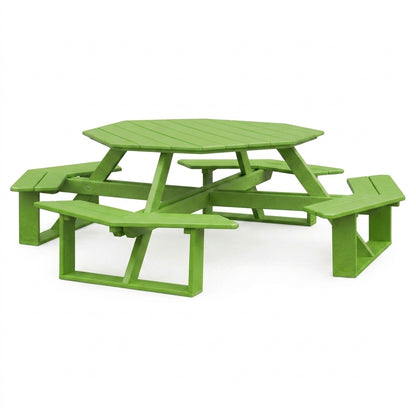 Keystone Amish Co. Octagon Walk-In Poly Picnic Table