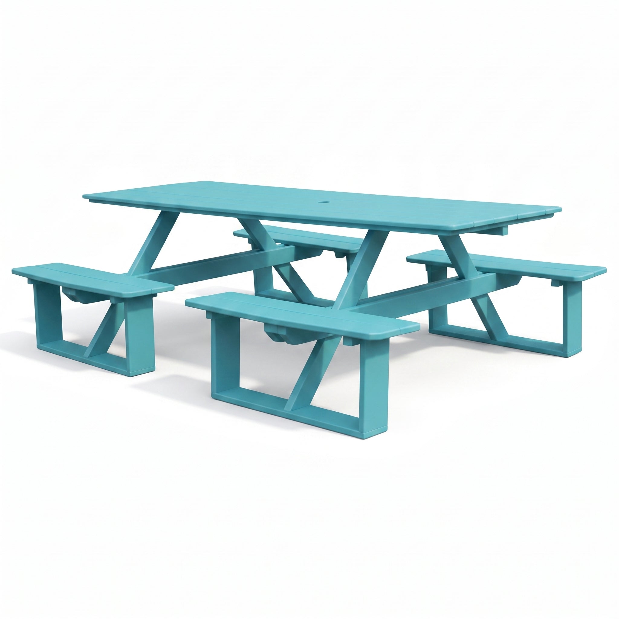 Keystone Amish Co. Traditional Walk-In Poly Lumber Picnic Table