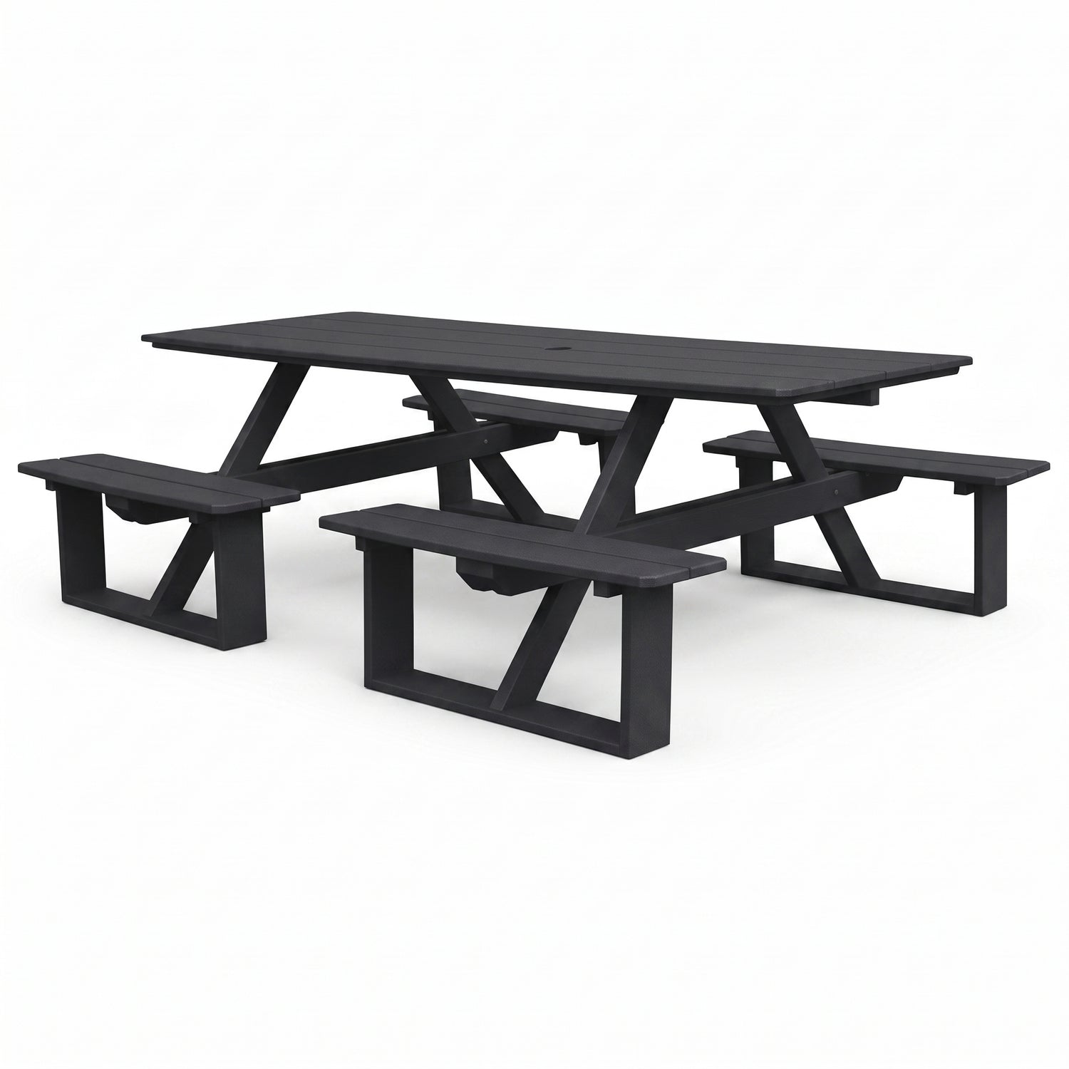 Keystone Amish Co. Traditional Walk-In Poly Lumber Picnic Table