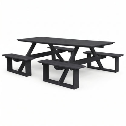 Keystone Amish Co. Traditional Walk-In Poly Lumber Picnic Table