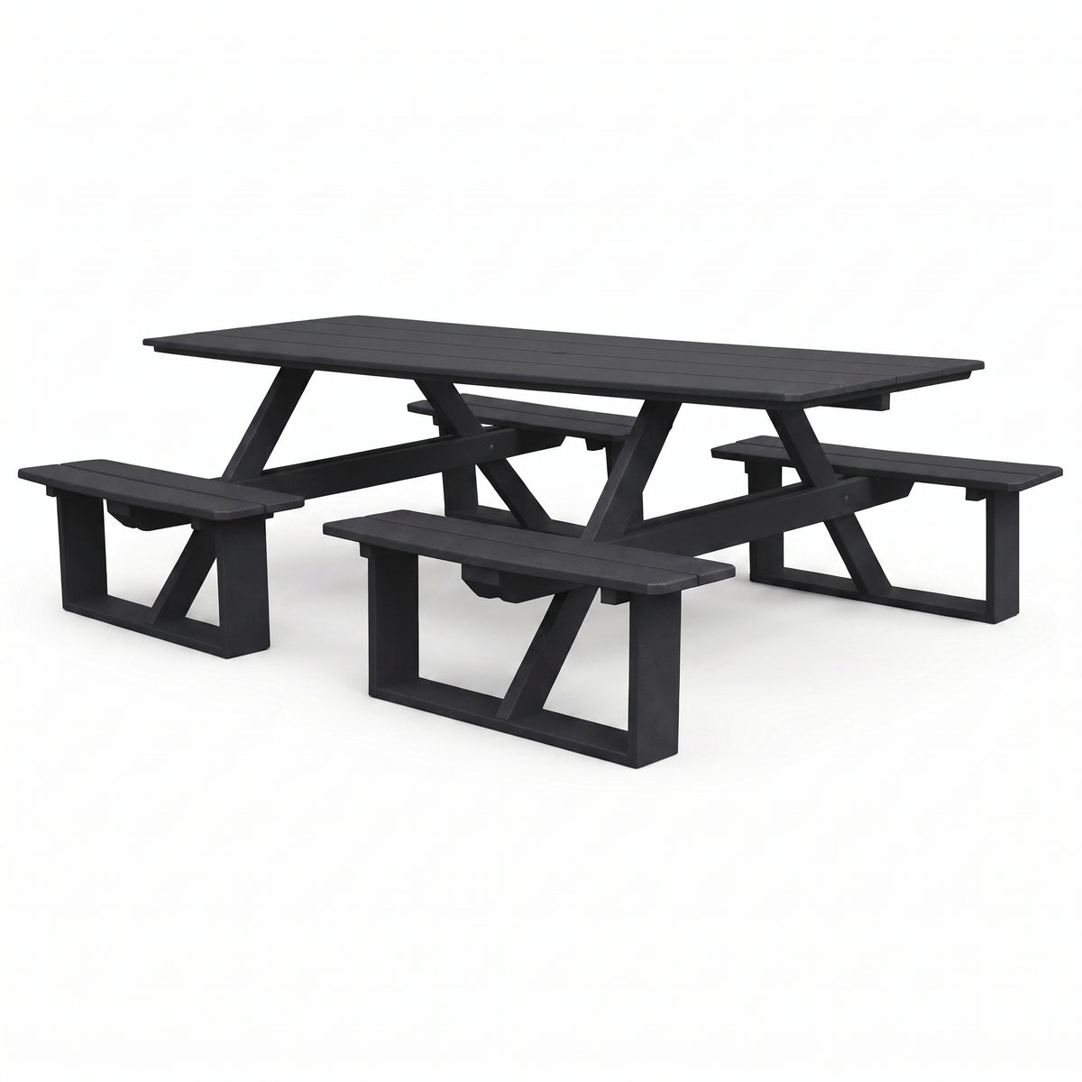 Keystone Amish Co. Traditional Walk-In Poly Lumber Picnic Table