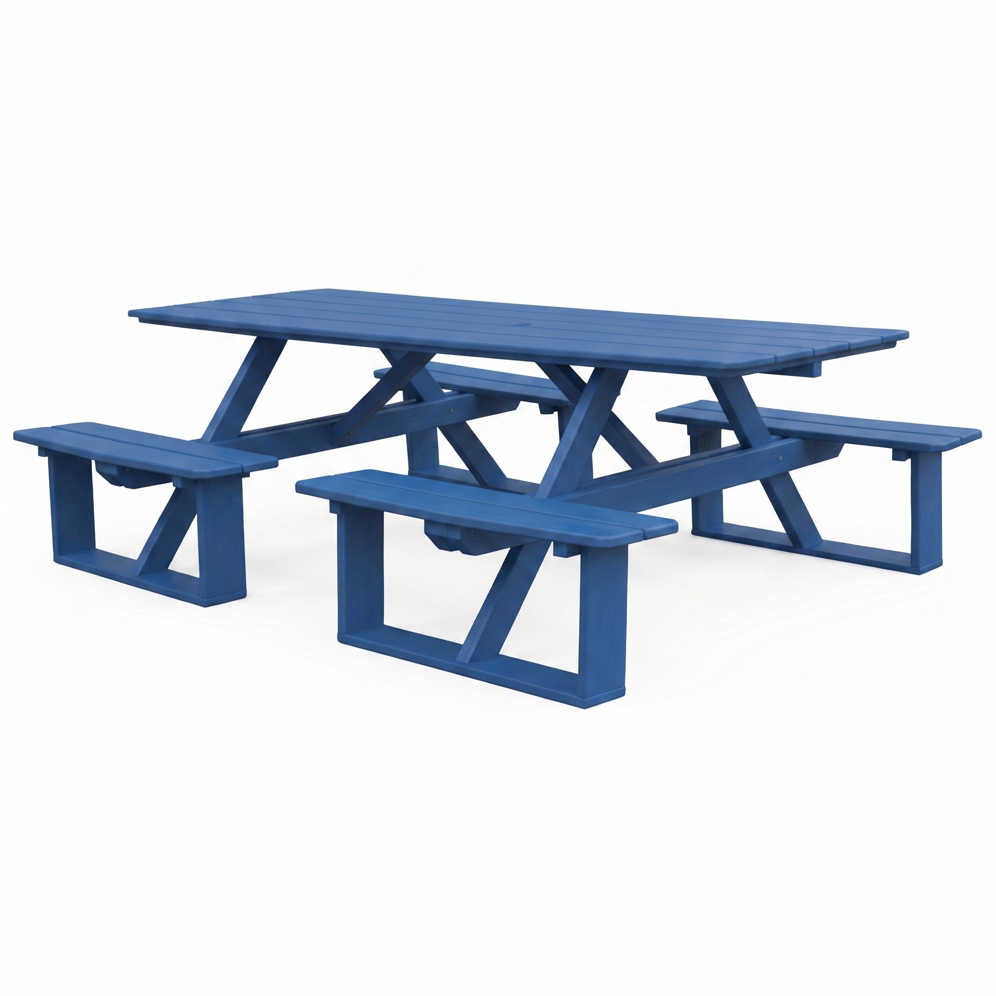 Keystone Amish Co. Traditional Walk-In Poly Lumber Picnic Table
