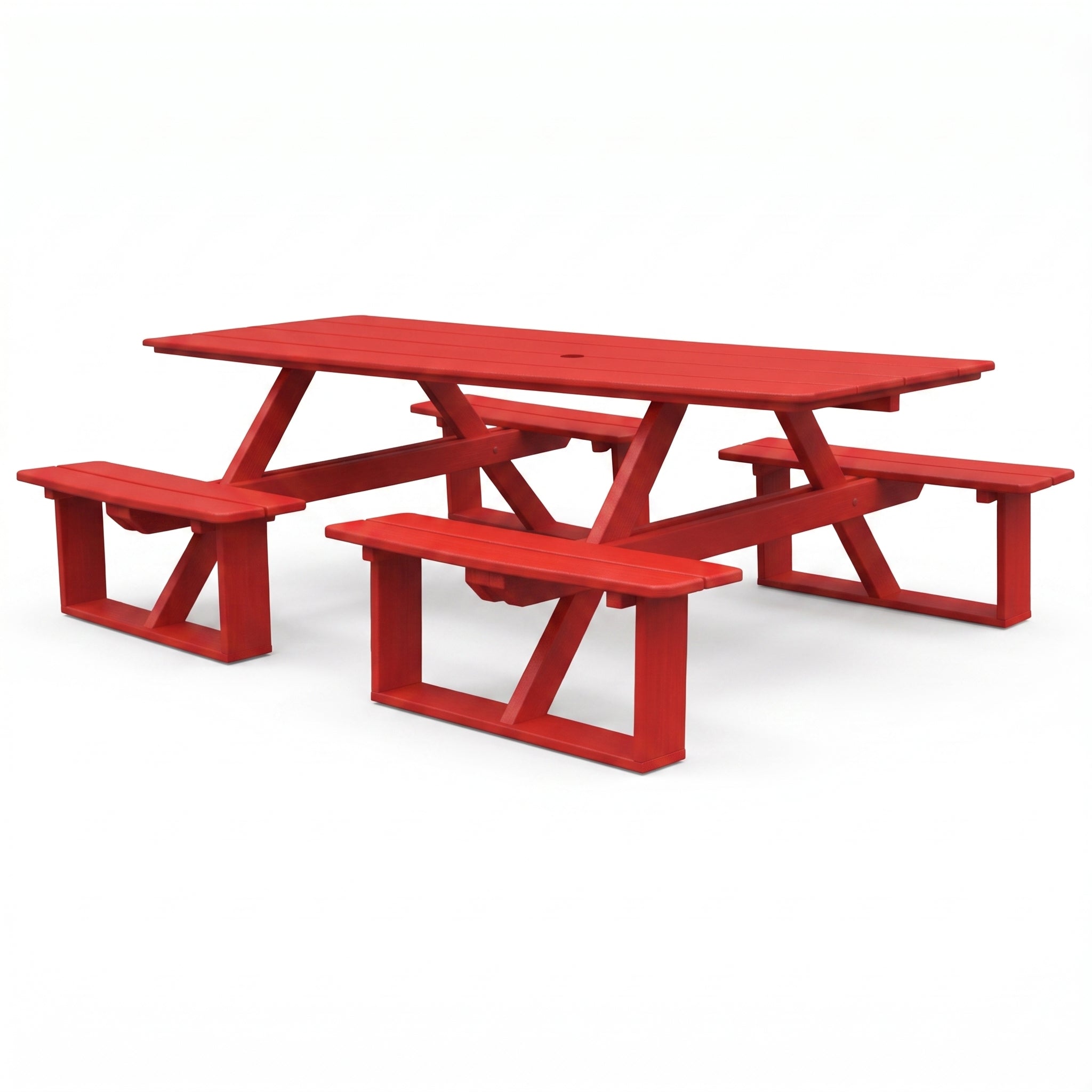 Keystone Amish Co. Traditional Walk-In Poly Lumber Picnic Table