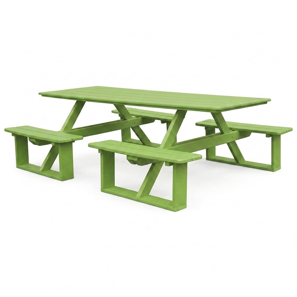 Keystone Amish Co. Traditional Walk-In Poly Lumber Picnic Table