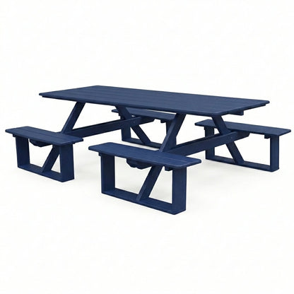 Keystone Amish Co. Traditional Walk-In Poly Lumber Picnic Table