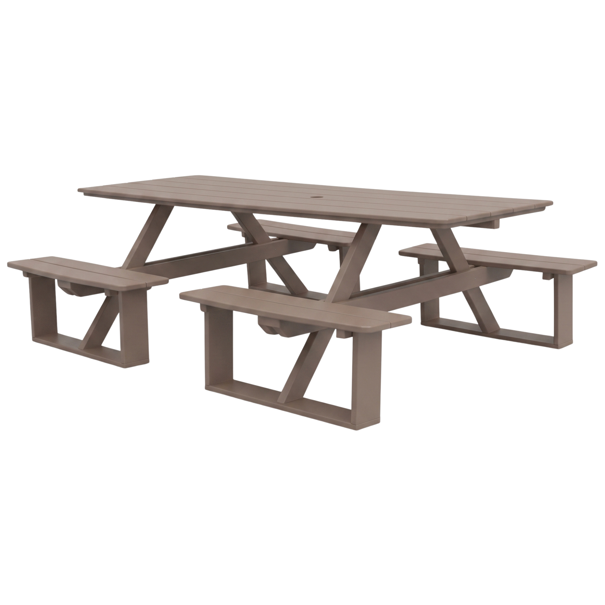 Keystone Amish Co. Traditional Walk-In Poly Lumber Picnic Table