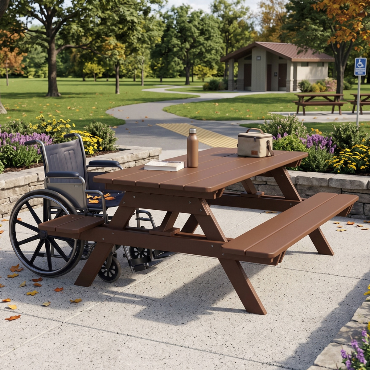 Keystone Amish Co. Poly Composite ADA Compliant Picnic Table