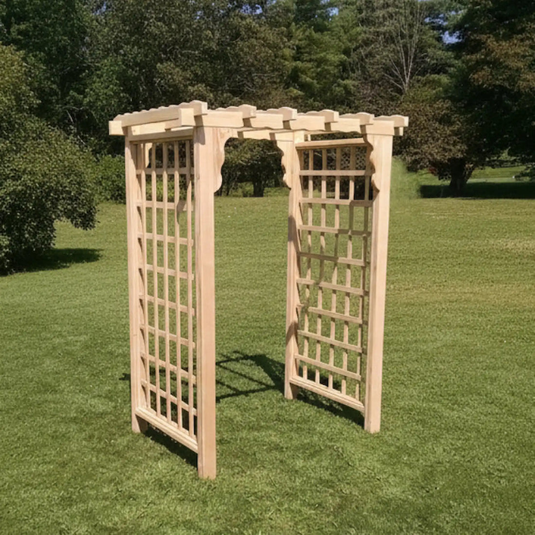 Heritage Lawncraft Bainbridge Pressure Treated Wooden Garden Arbor