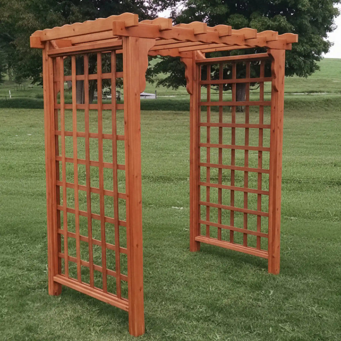 Heritage Lawncraft Bainbridge Cedar Garden Arbor