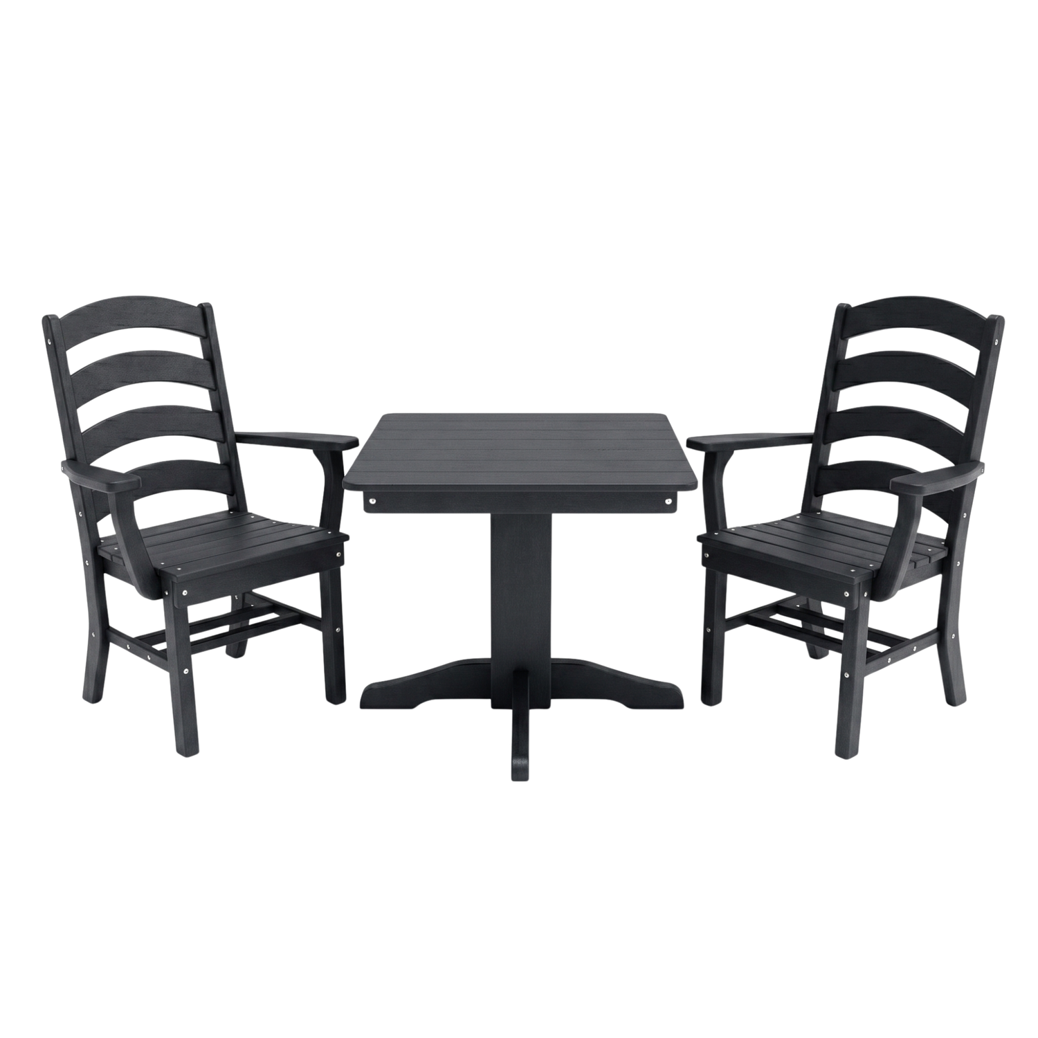 Keystone Amish Co. Josie 2 Person Poly Outdoor Dining Set with Square Table