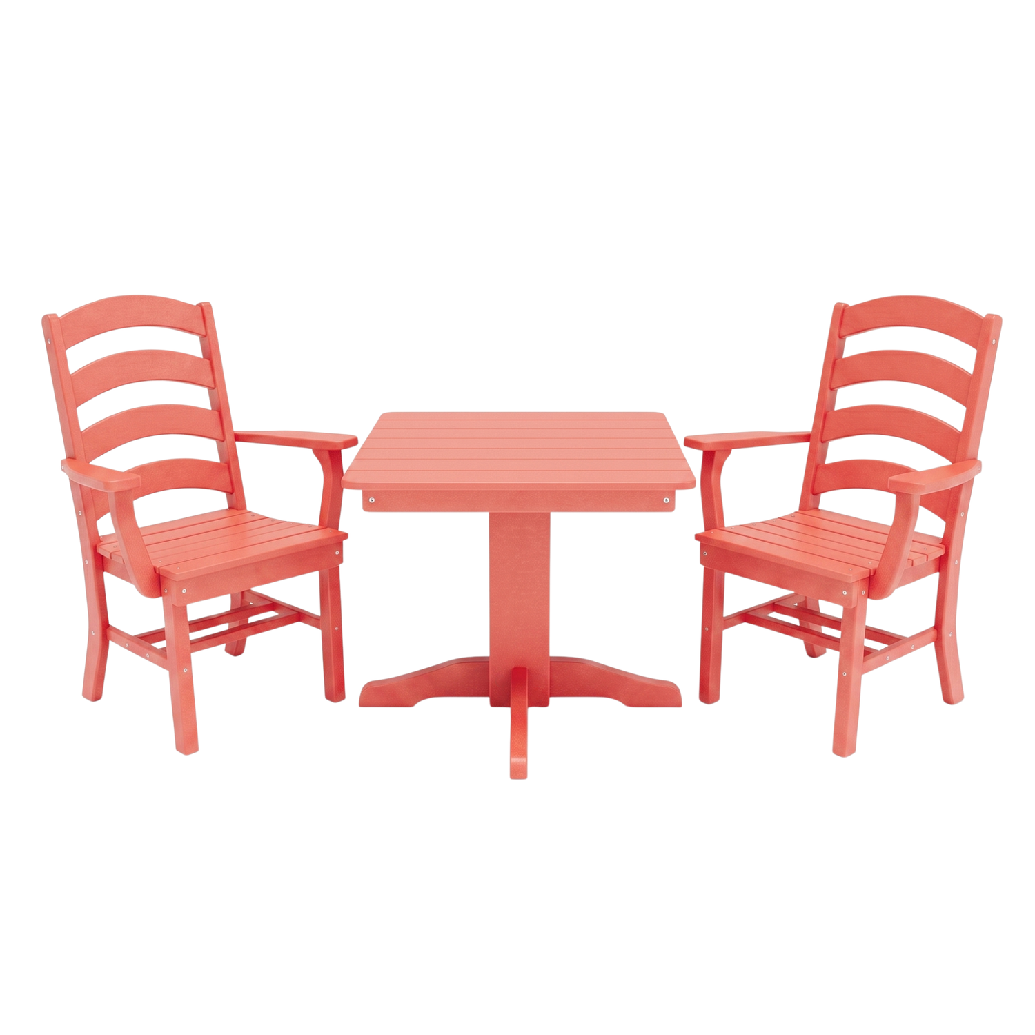 Keystone Amish Co. Josie 2 Person Poly Outdoor Dining Set with Square Table