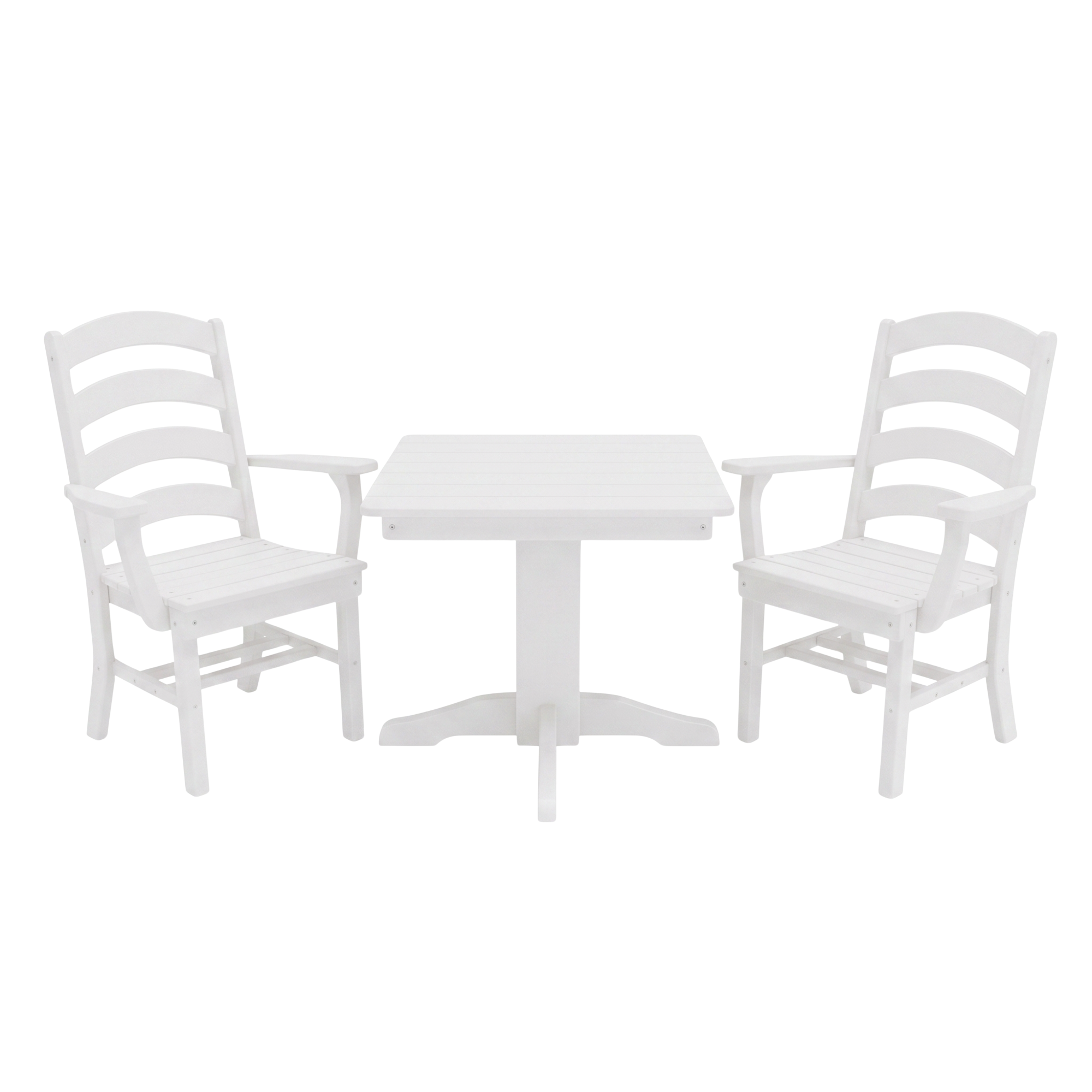 Keystone Amish Co. Josie 2 Person Poly Outdoor Dining Set with Square Table