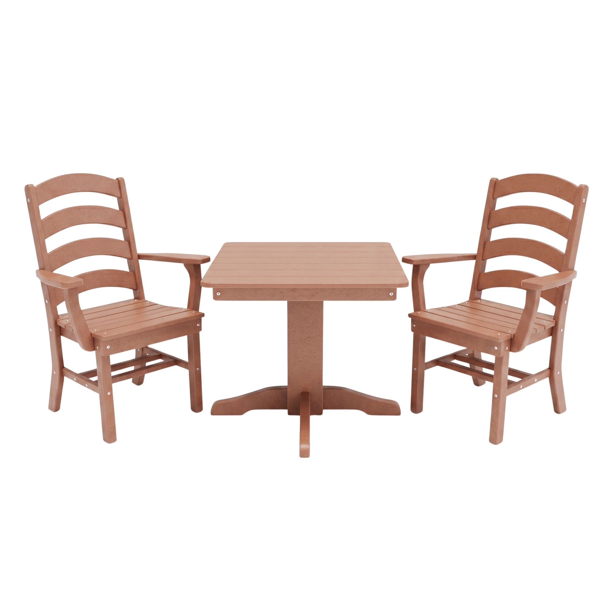 Keystone Amish Co. Josie 2 Person Poly Outdoor Dining Set with Square Table