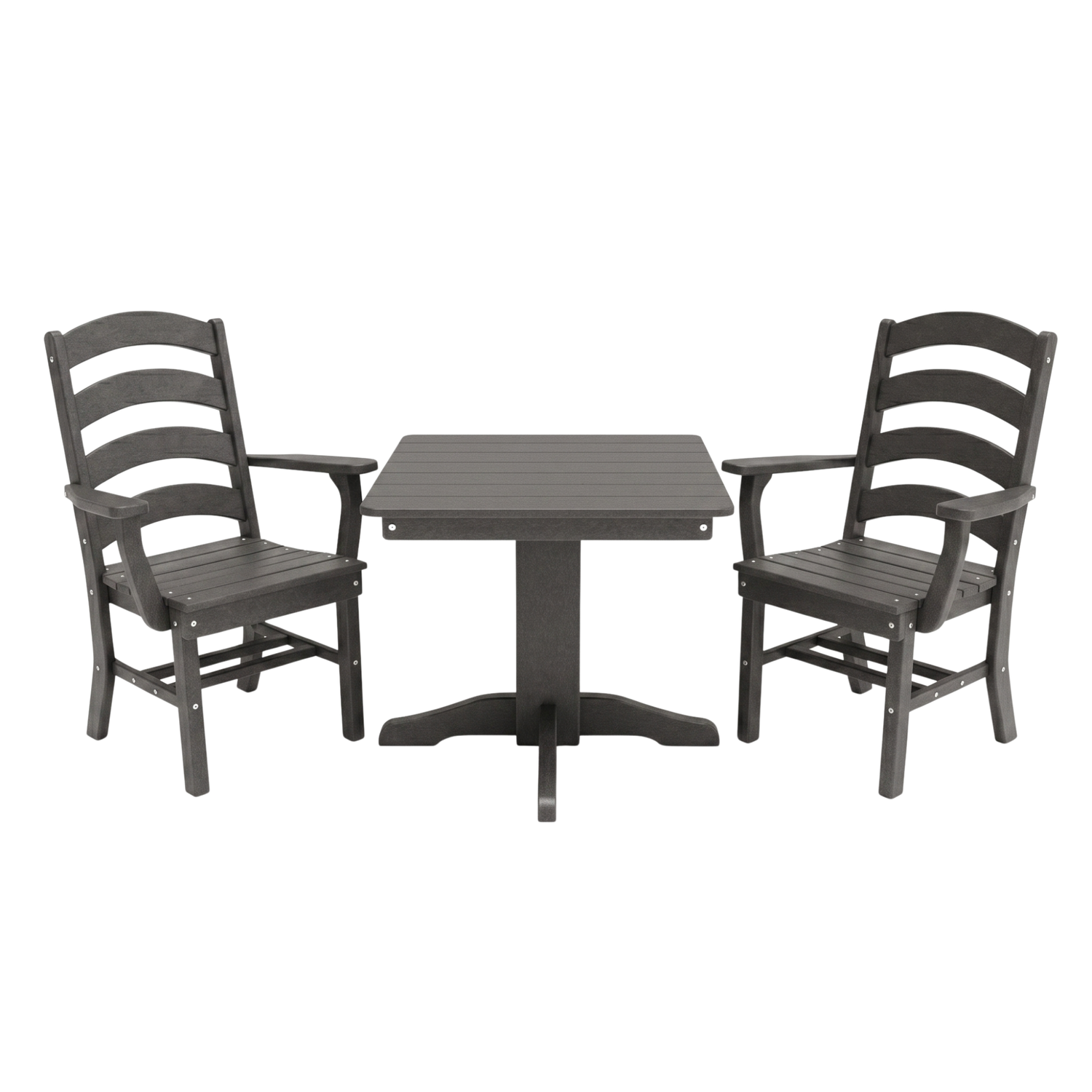 Keystone Amish Co. Josie 2 Person Poly Outdoor Dining Set with Square Table