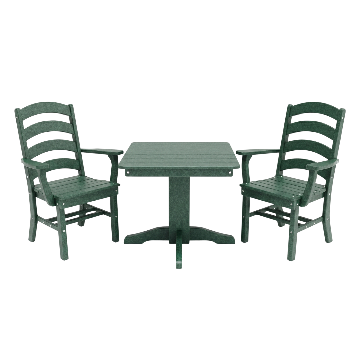 Keystone Amish Co. Josie 2 Person Poly Outdoor Dining Set with Square Table