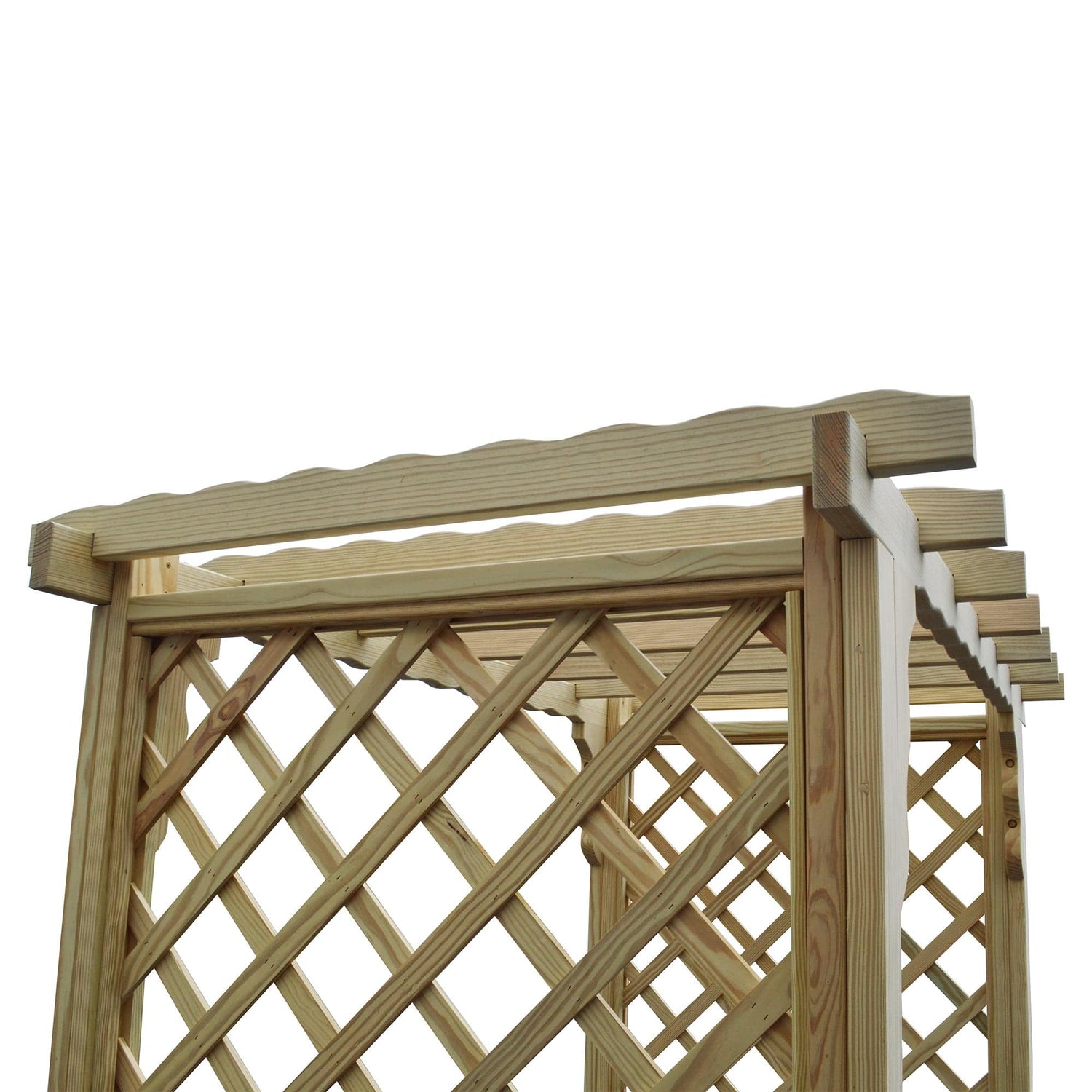 Heritage Lawncraft Manchester Pressure Treated Wooden Garden Arbor