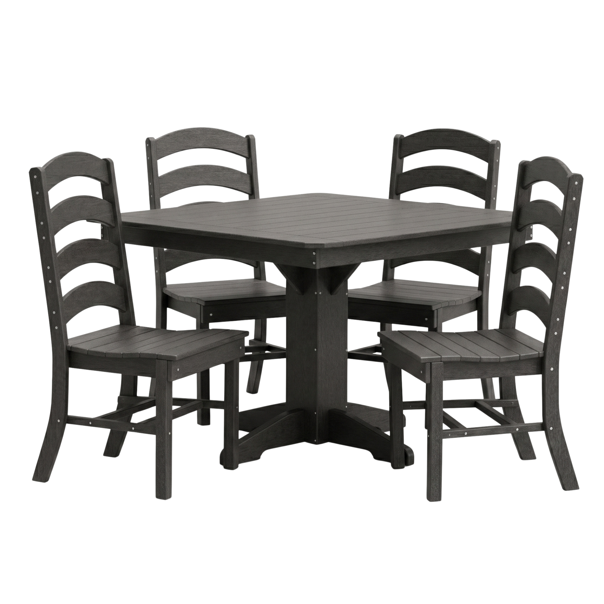 Keystone Amish Co. Josie 5-Piece Square Poly Outdoor Dining Set