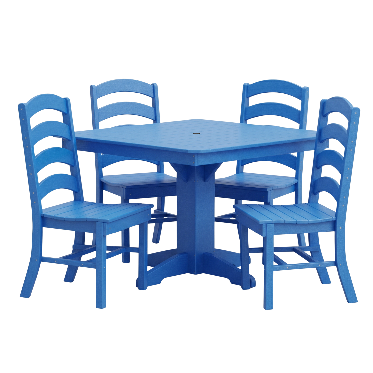 Keystone Amish Co. Josie 5-Piece Square Poly Outdoor Dining Set