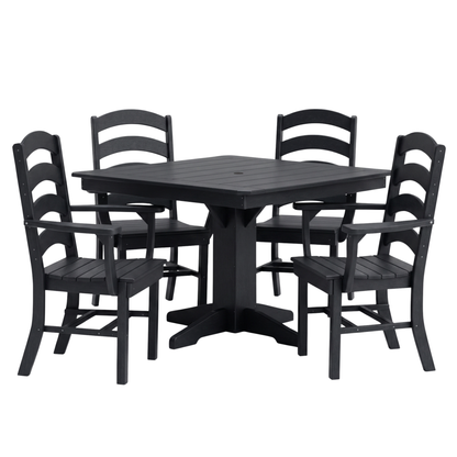 Keystone Amish Co. Josie 5-Piece Square Poly Outdoor Dining Set