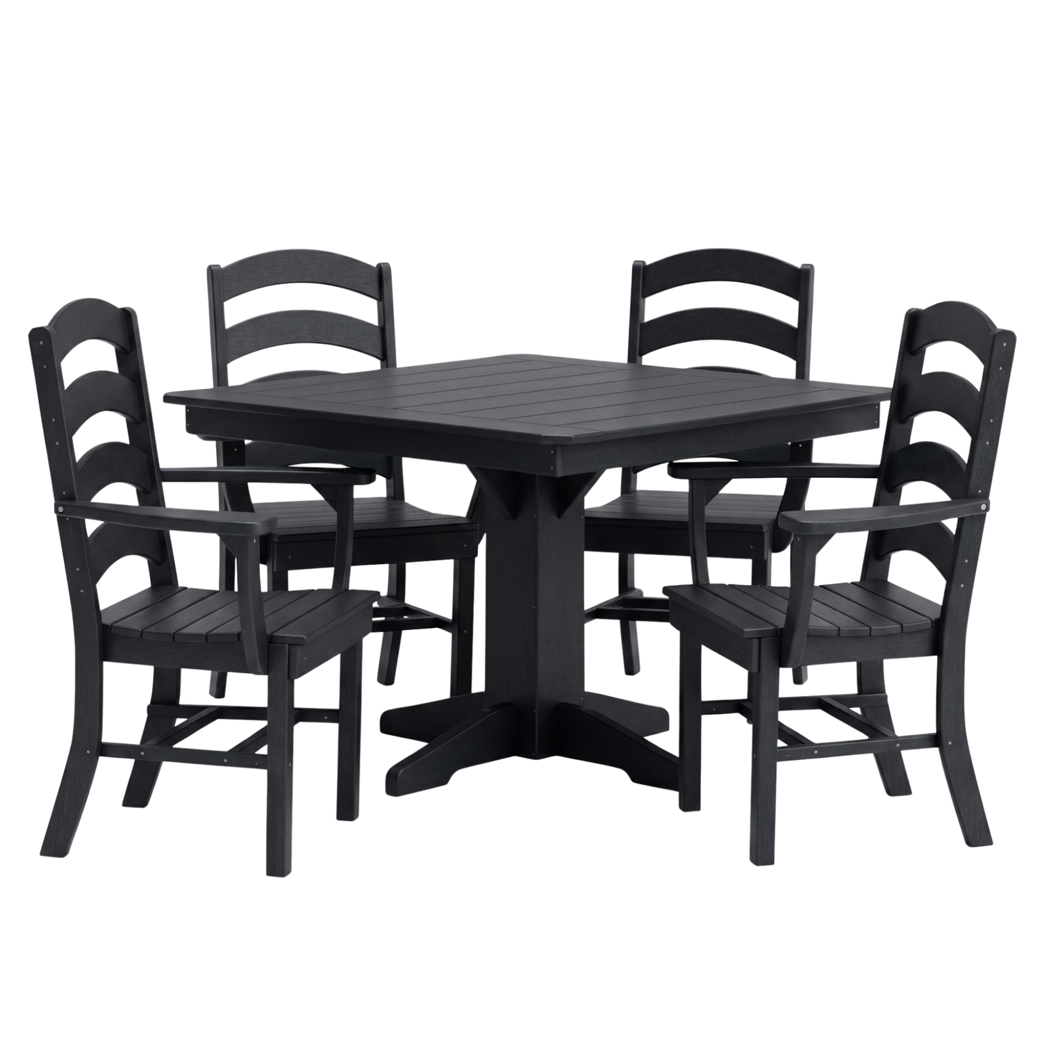 Keystone Amish Co. Josie 5-Piece Square Poly Outdoor Dining Set