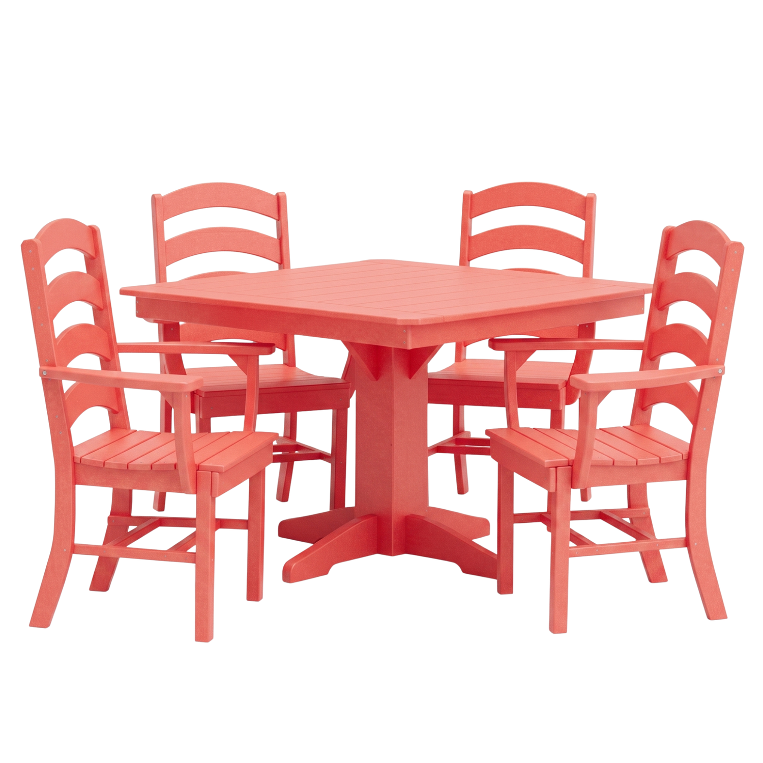Keystone Amish Co. Josie 5-Piece Square Poly Outdoor Dining Set