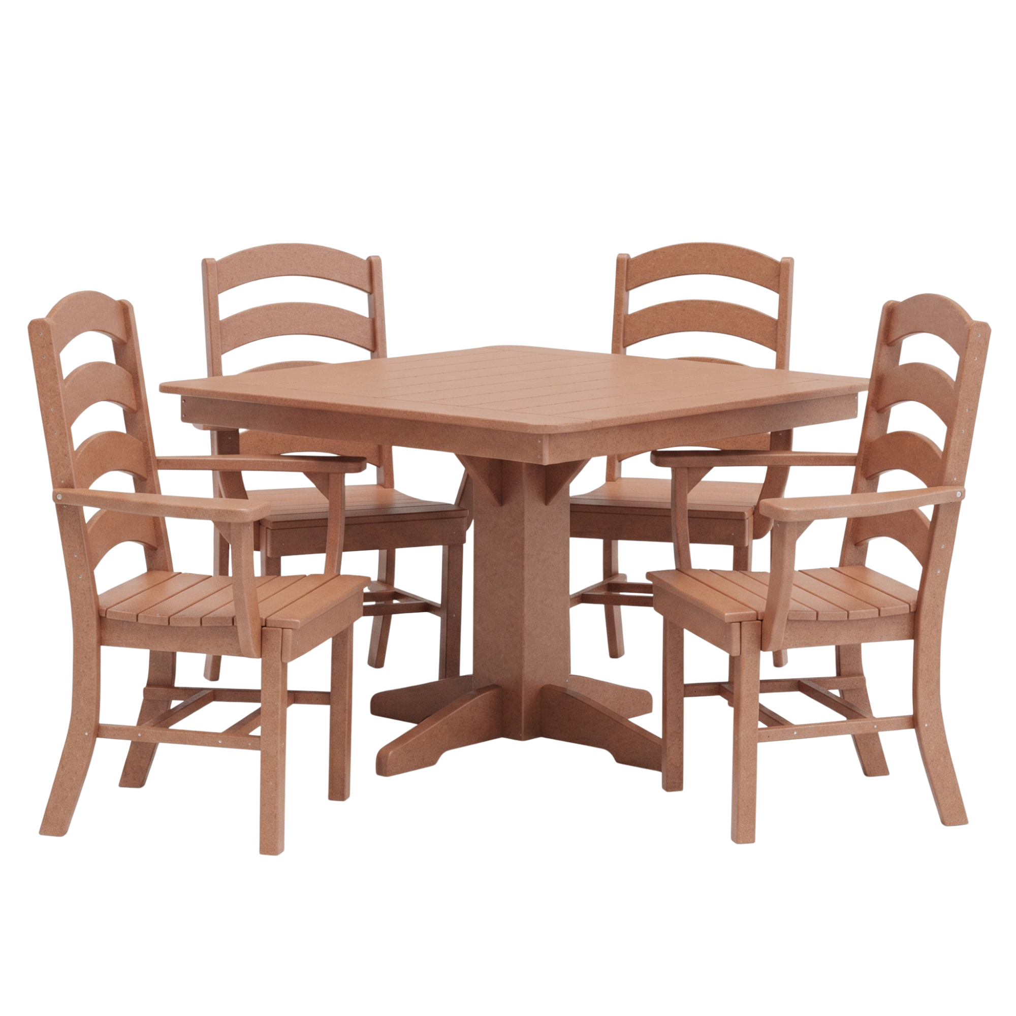 Keystone Amish Co. Josie 5-Piece Square Poly Outdoor Dining Set