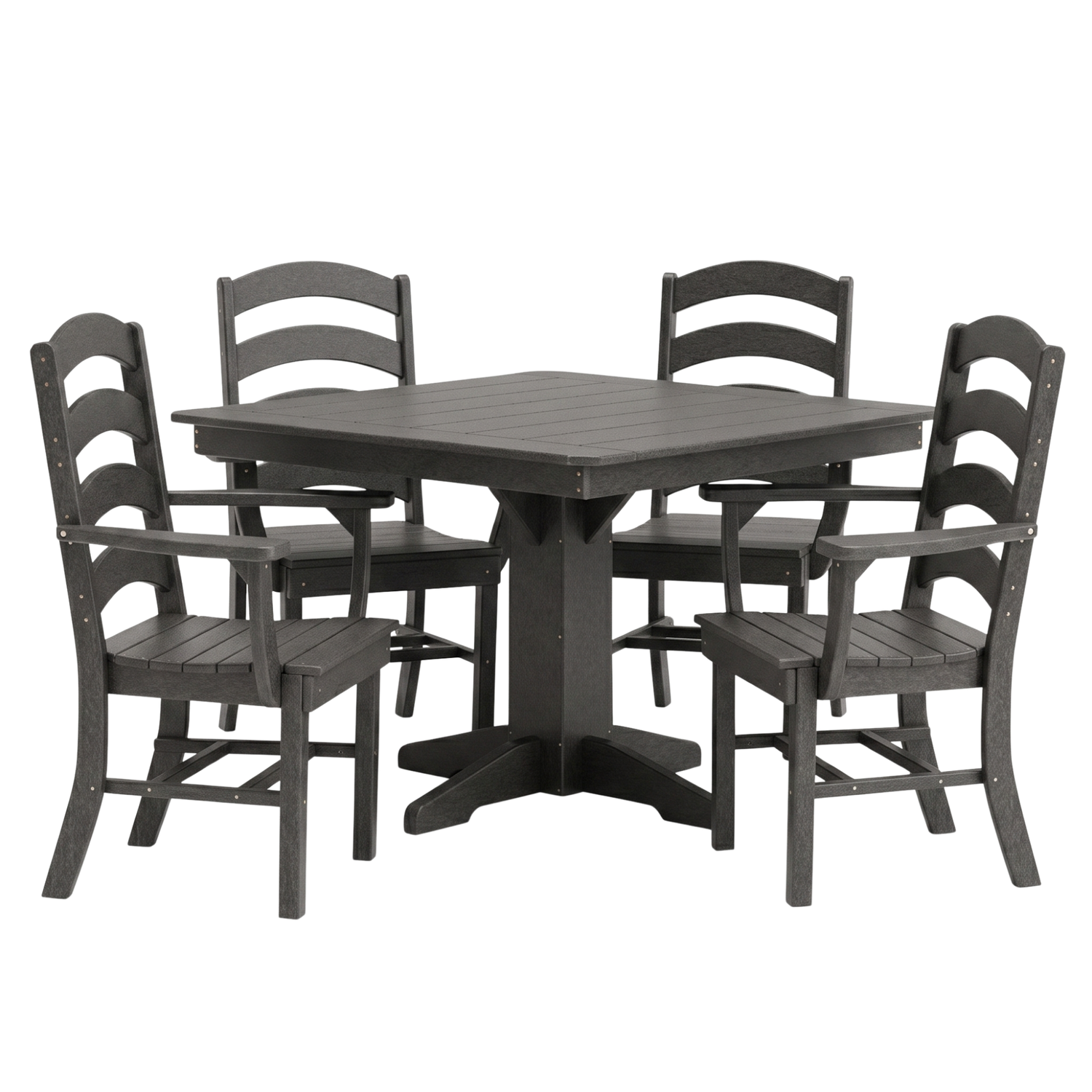Keystone Amish Co. Josie 5-Piece Square Poly Outdoor Dining Set