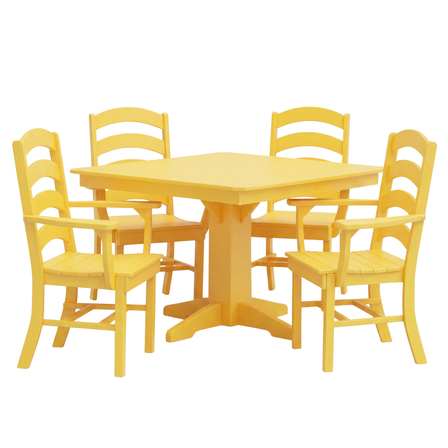 Keystone Amish Co. Josie 5-Piece Square Poly Outdoor Dining Set