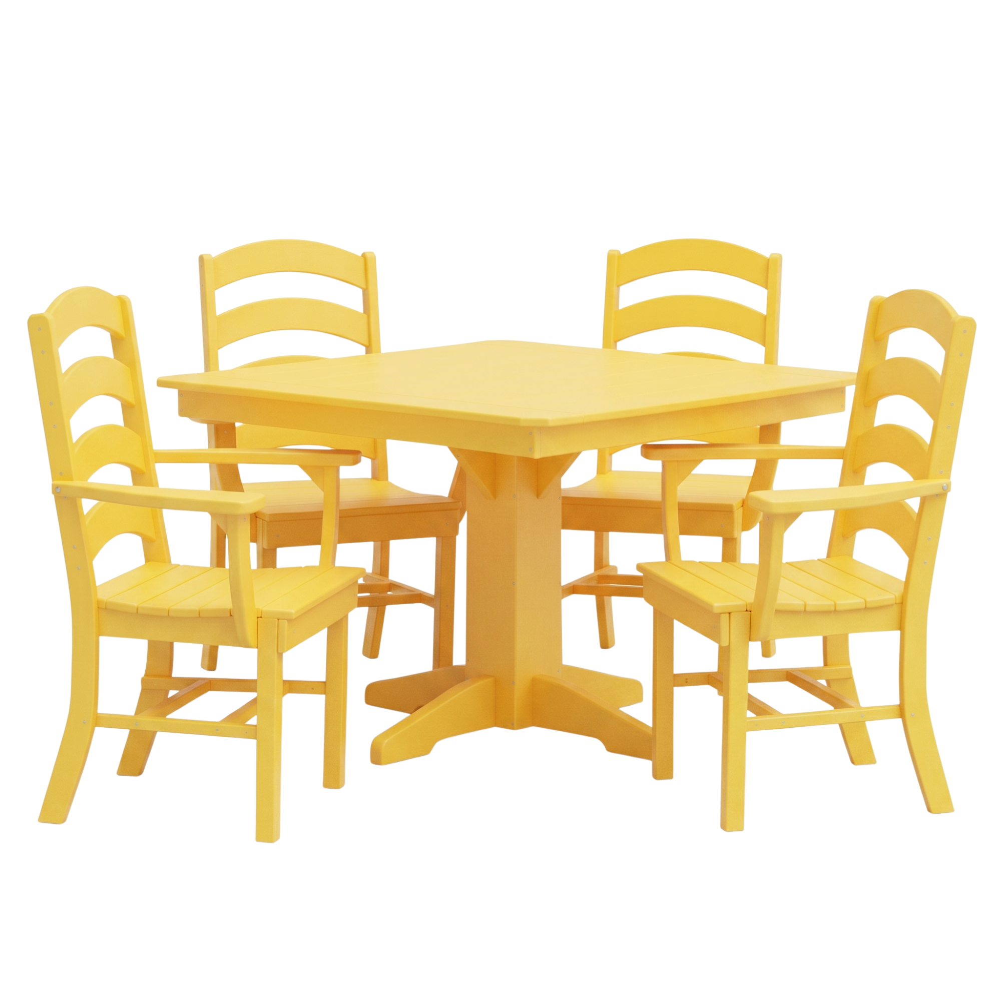 Keystone Amish Co. Josie 5-Piece Square Poly Outdoor Dining Set