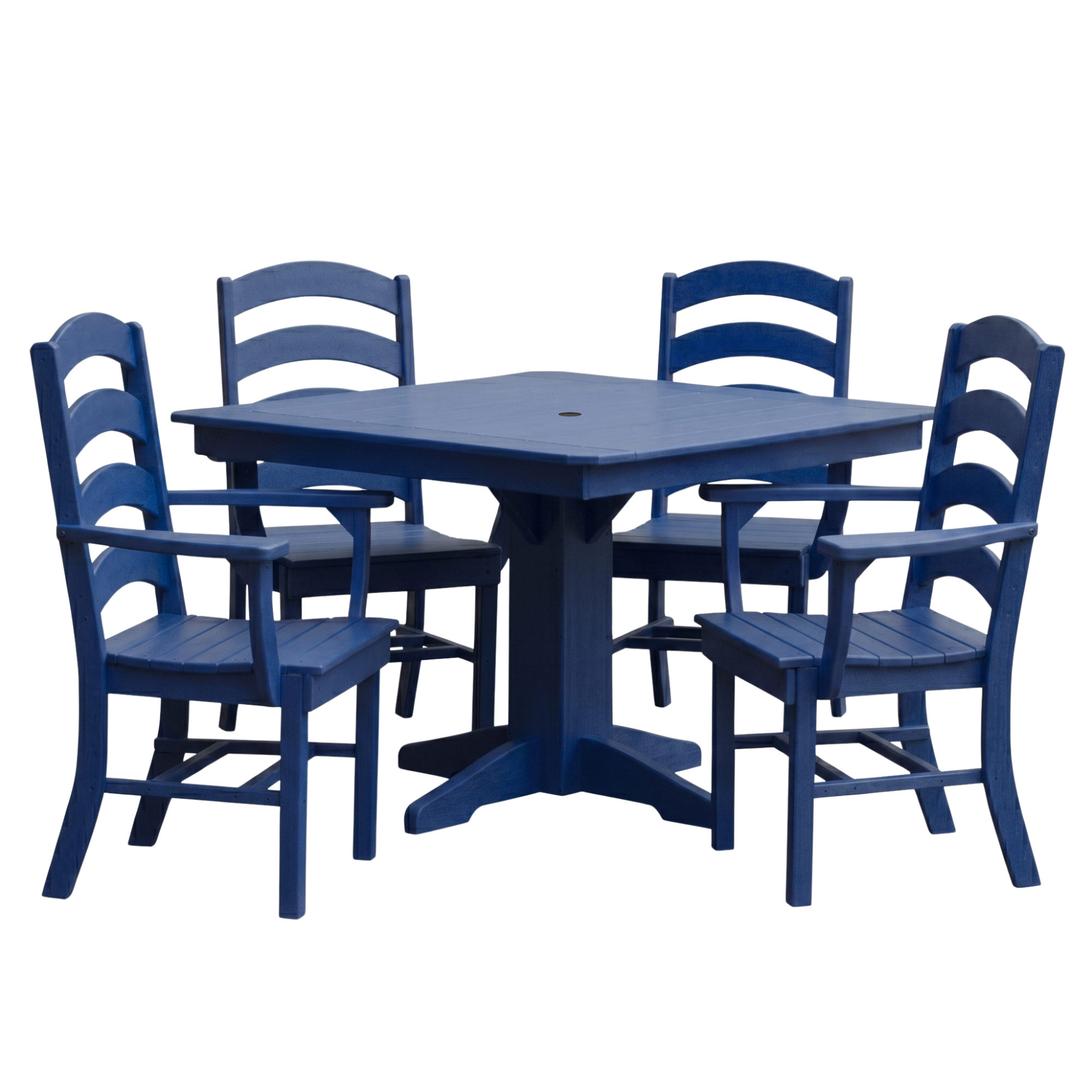 Keystone Amish Co. Josie 5-Piece Square Poly Outdoor Dining Set