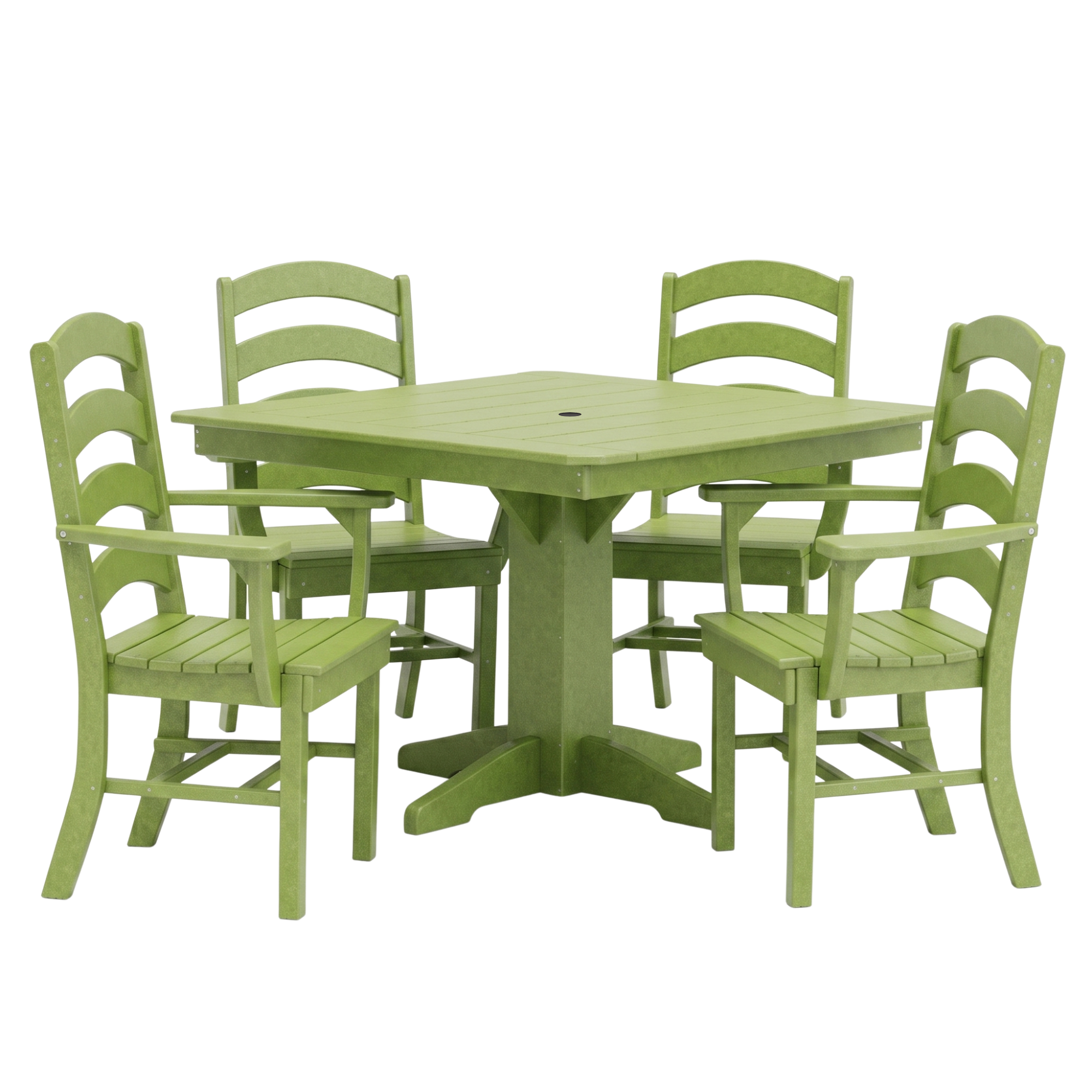 Keystone Amish Co. Josie 5-Piece Square Poly Outdoor Dining Set