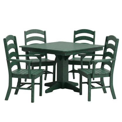 Keystone Amish Co. Josie 5-Piece Square Poly Outdoor Dining Set