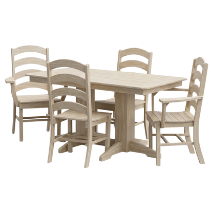Keystone Amish Co. Josie 5-Foot Poly Outdoor Dining Set