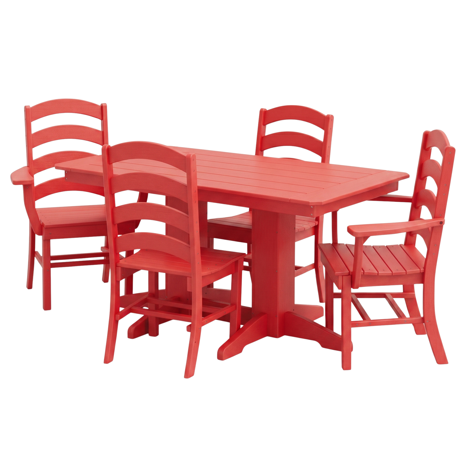 Keystone Amish Co. Josie 5-Foot Poly Outdoor Dining Set