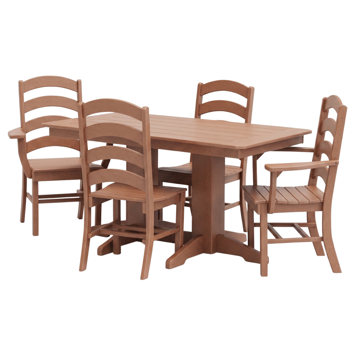 Keystone Amish Co. Josie 5-Foot Poly Outdoor Dining Set