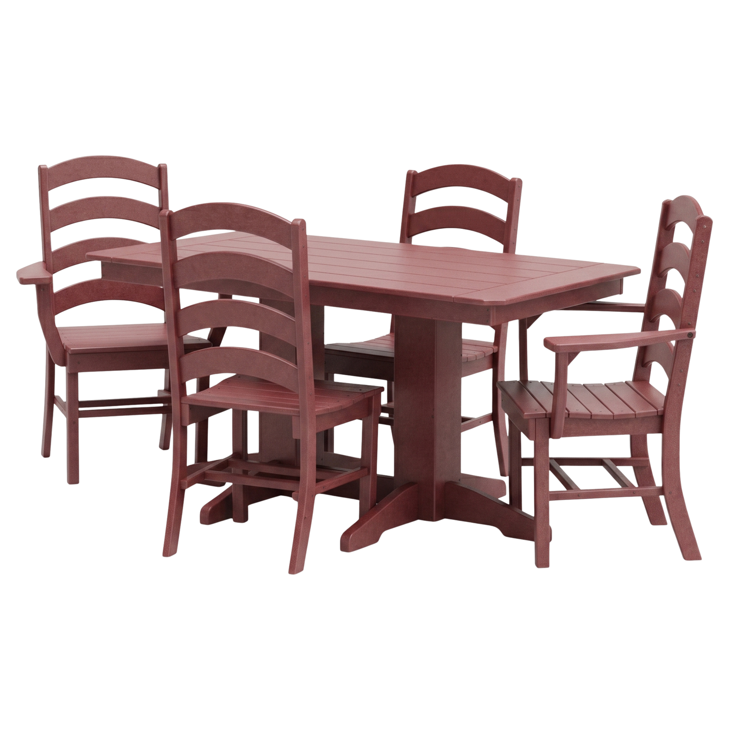 Keystone Amish Co. Josie 5-Foot Poly Outdoor Dining Set
