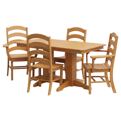 Keystone Amish Co. Josie 5-Foot Poly Outdoor Dining Set
