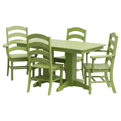 Keystone Amish Co. Josie 5-Foot Poly Outdoor Dining Set