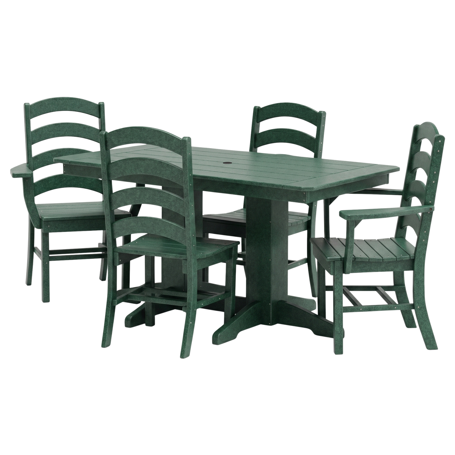 Keystone Amish Co. Josie 5-Foot Poly Outdoor Dining Set