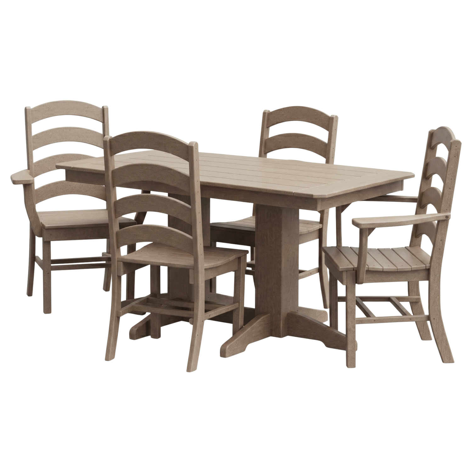 Keystone Amish Co. Josie 5-Foot Poly Outdoor Dining Set