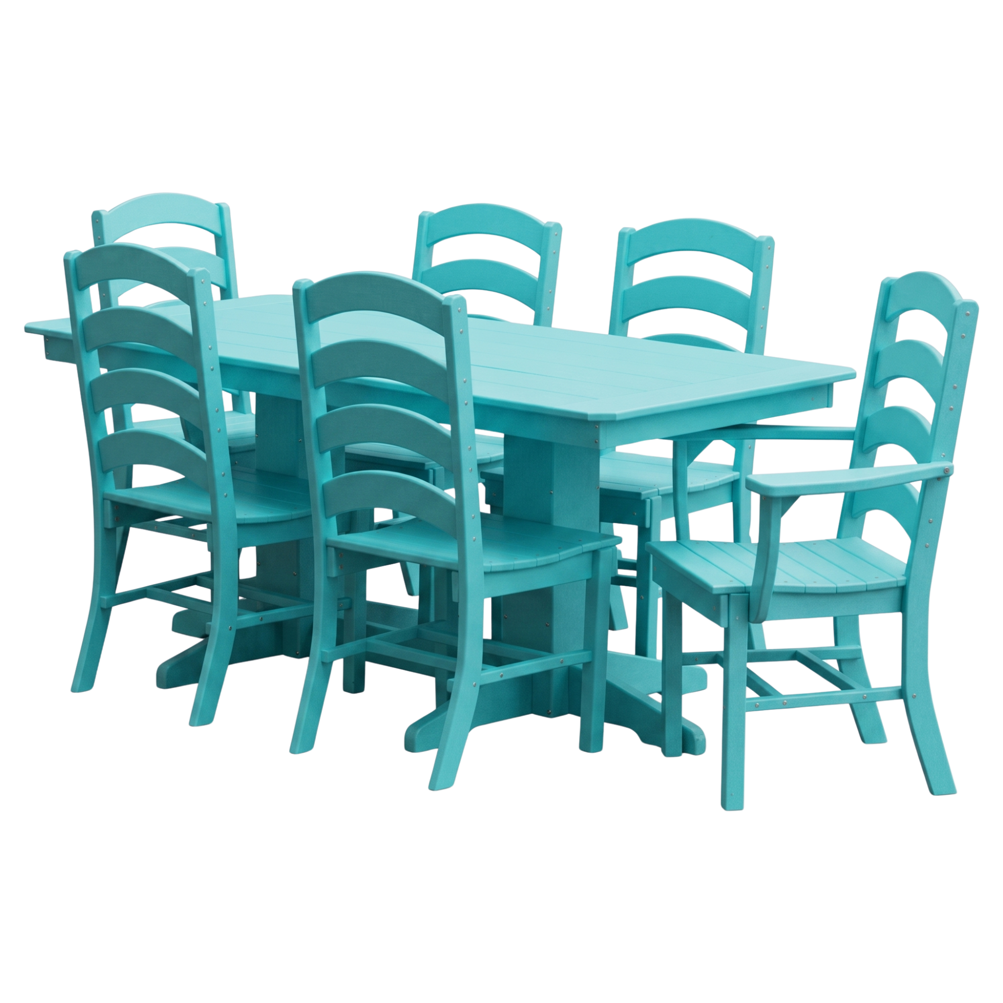 Keystone Amish Co. Josie 7-Piece Poly Lumber Outdoor Dining Set